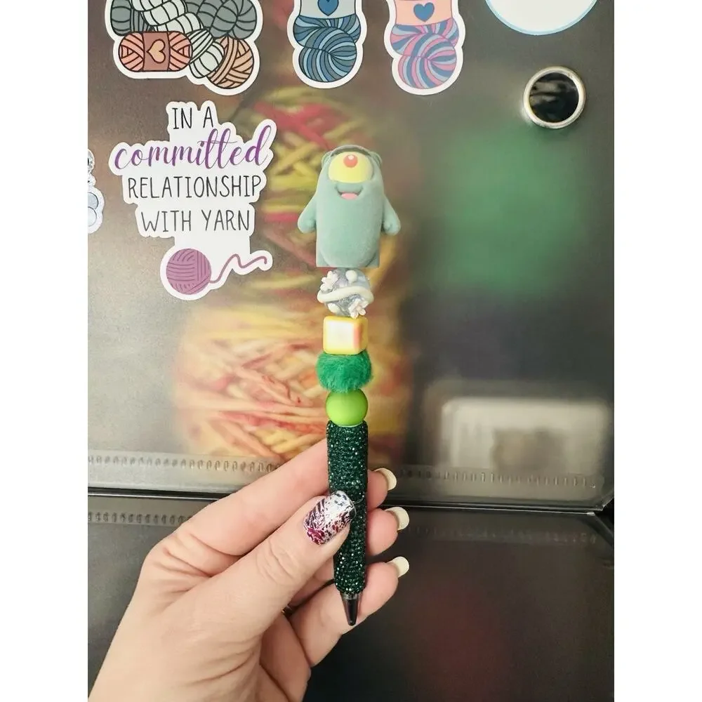 SpongeBob SquarePants Glitter Character Topper Ballpoint Pens Lot - 7 Characters